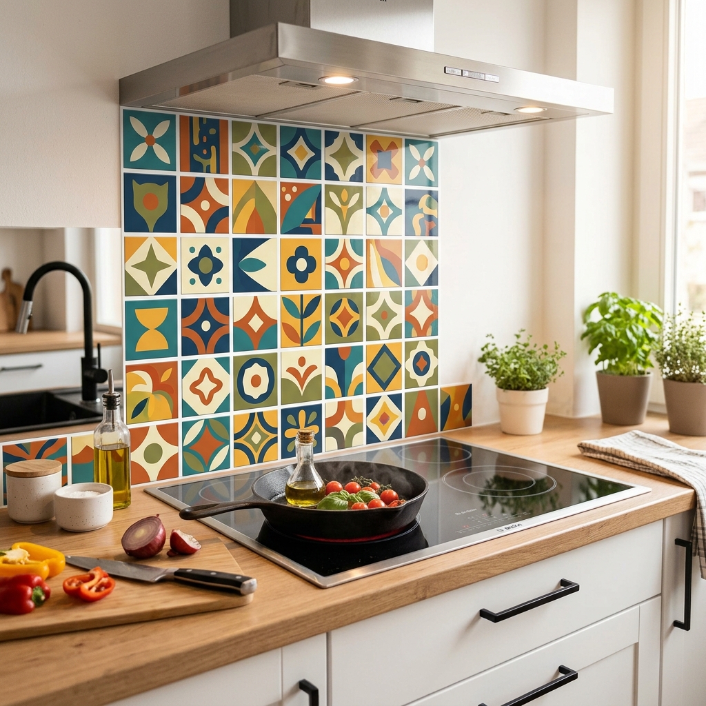 Oil-Proof Decorative Kitchen Stickers